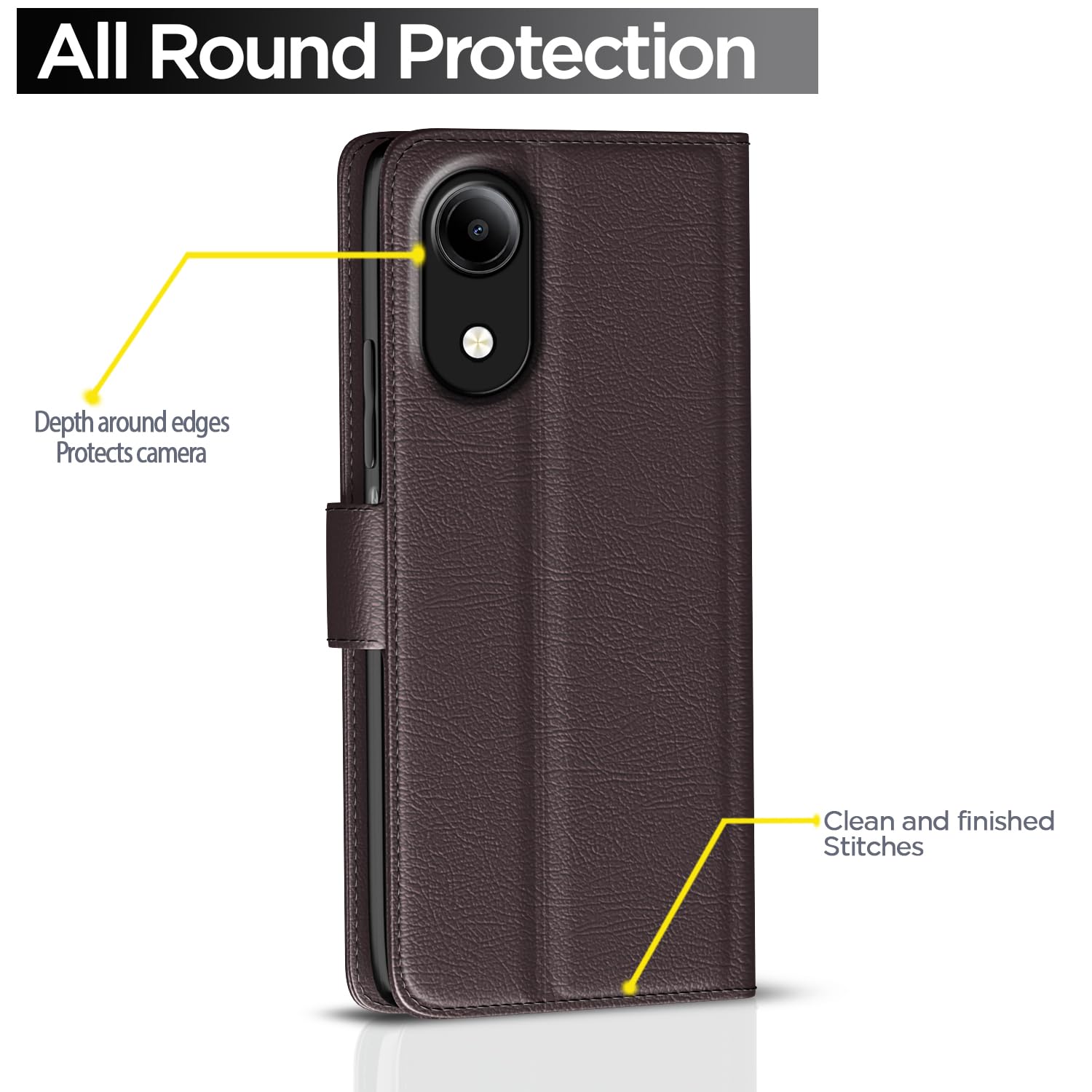 Pikkme Vivo T5e coffee mobile flip cover – photo 4
