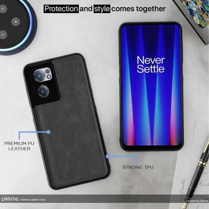 Pikkme OnePlus Nord CE 2 5G Leather grey phone cover – photo 5