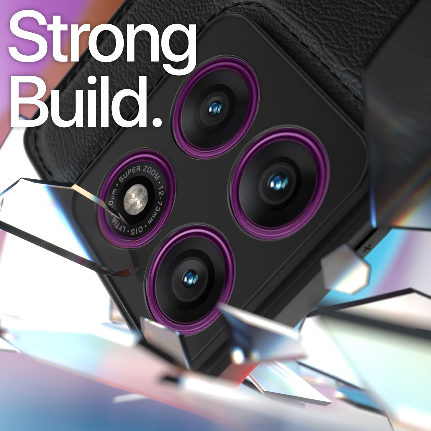 Pikkme black back cover for Moto Edge 60 Pro 5G – photo 6