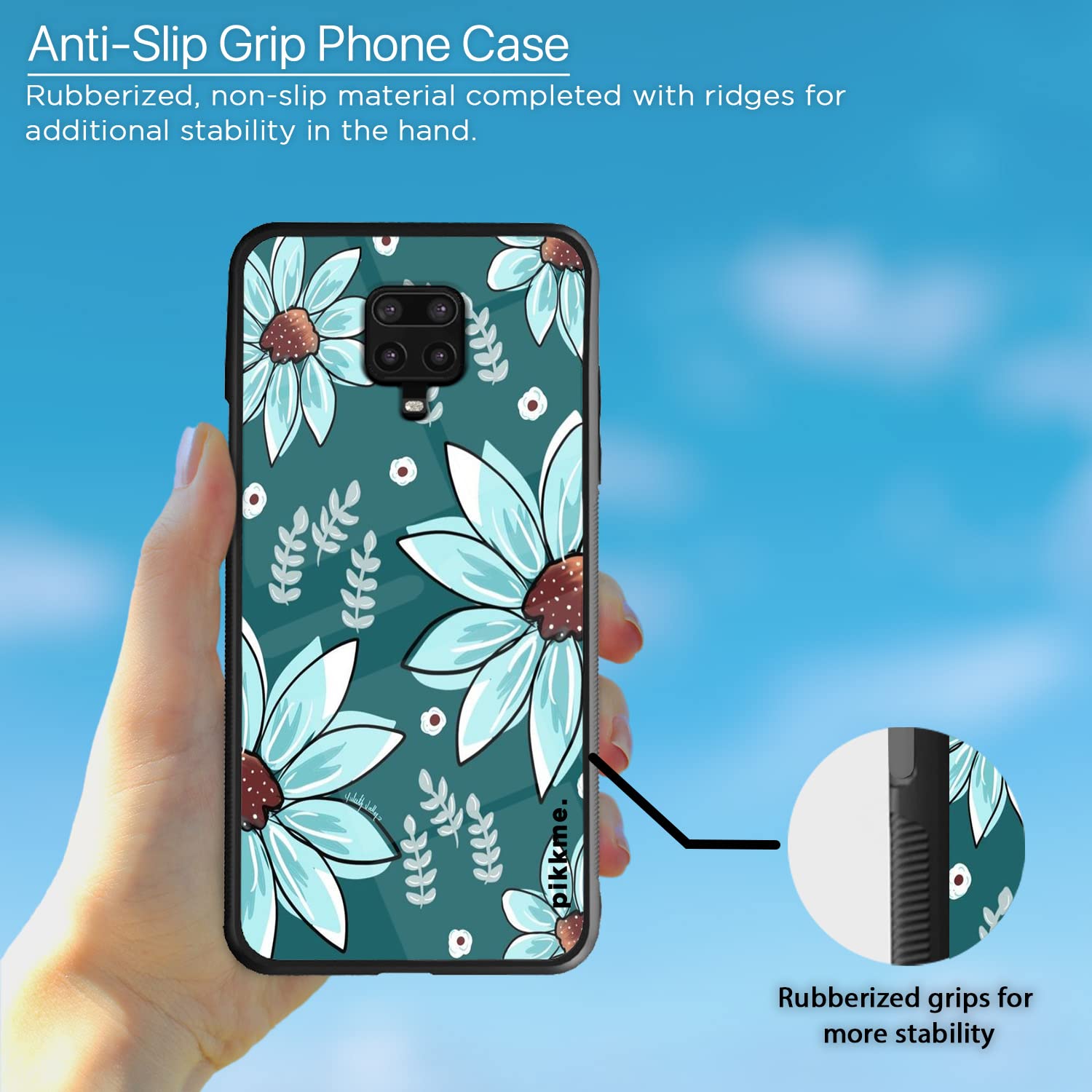 Redmi Note 9 Pro/Note 9 Pro Max/Note 10 Lite Flower mobile cover by Pikkme – photo 5