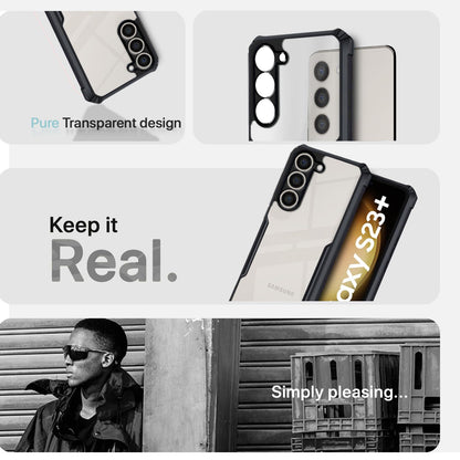 Pikkme Samsung S23 Plus Hybrid black back cover – photo 2