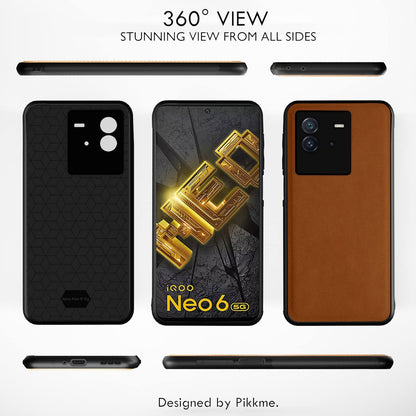 Camel Leather mobile back cover for iQOO Neo 6 5G – Pikkme – photo 3