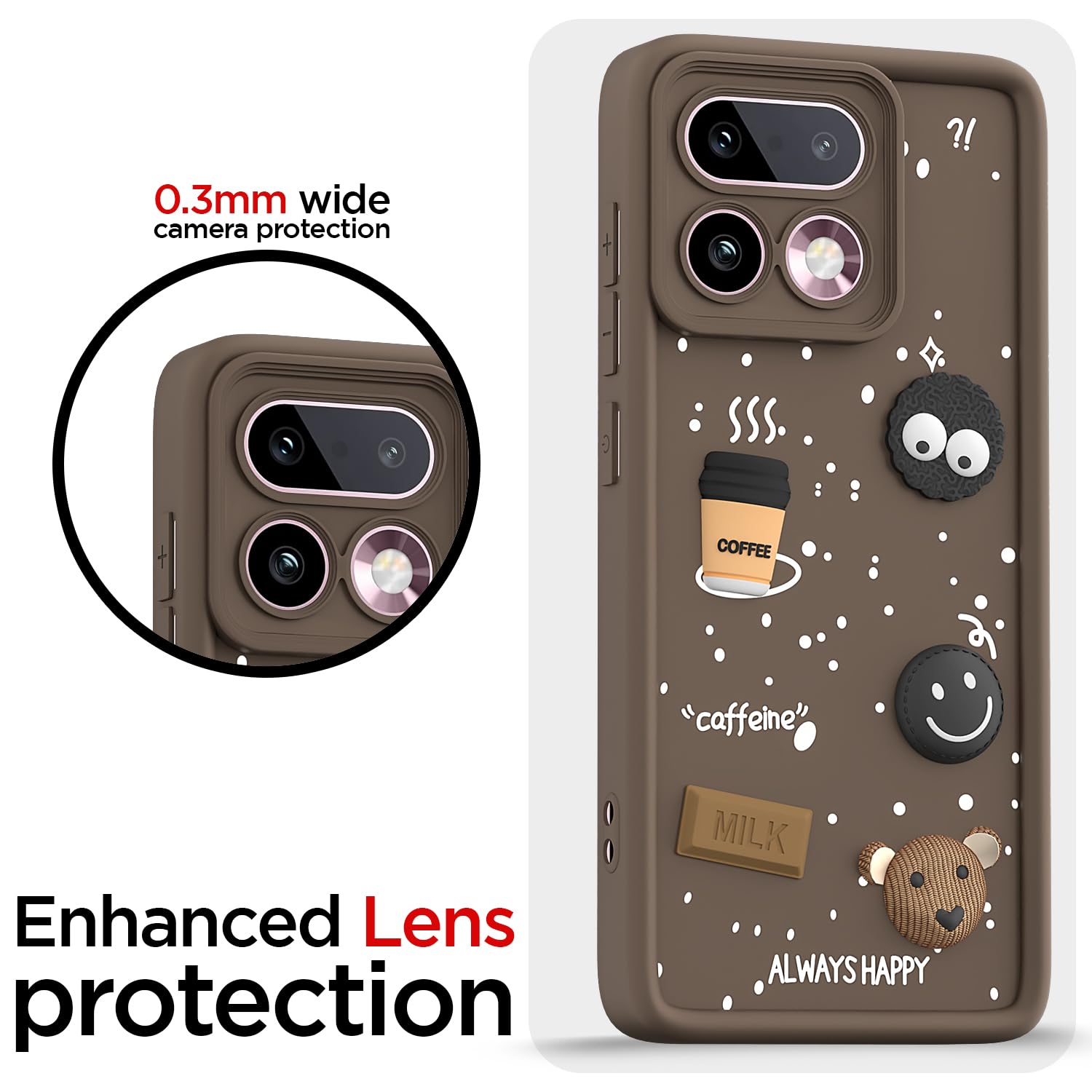 Brown Bear Coffee back cover for Realme 16 Pro Plus 5G – Pikkme – photo 5