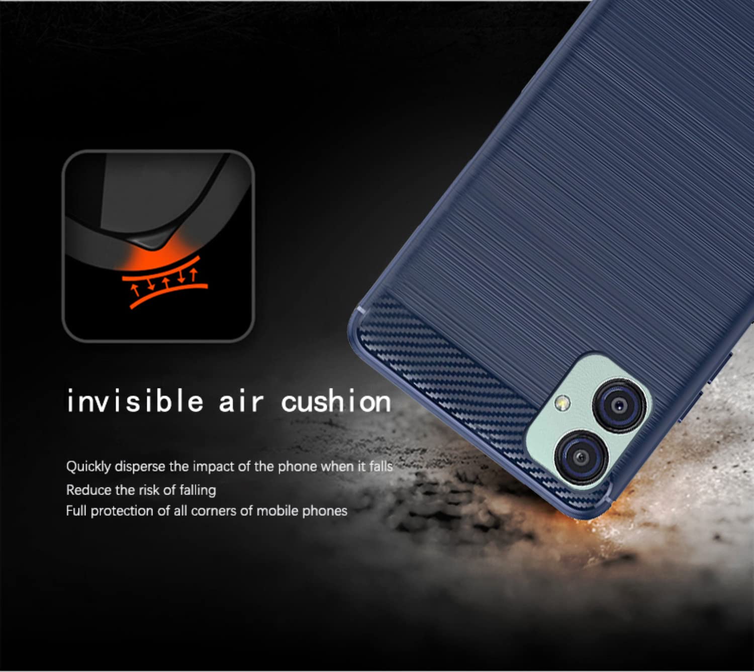 Samsung M13 5G mobile cover in blue by Pikkme – photo 4