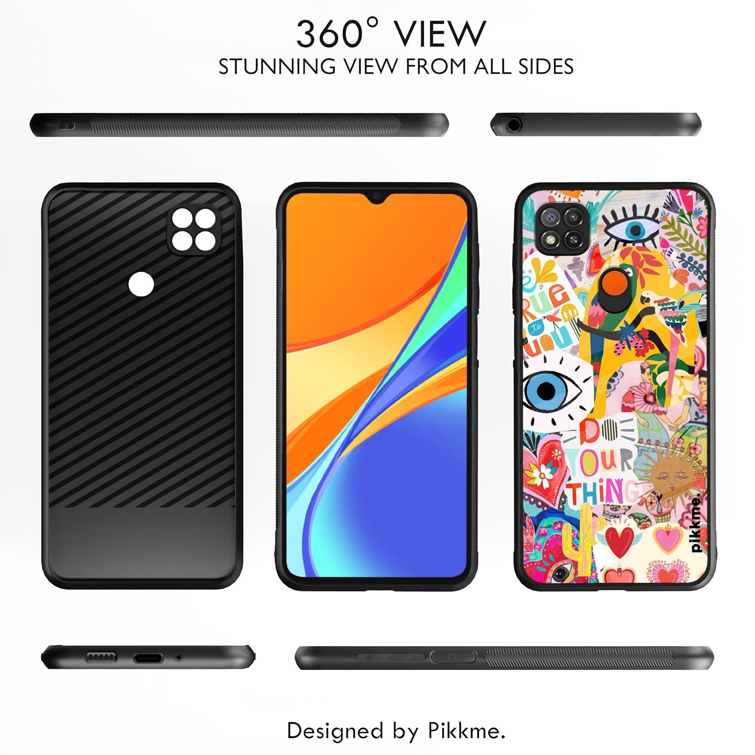 Pikkme Flower mobile cover for Redmi 10A/9, Poco C31 – photo 2