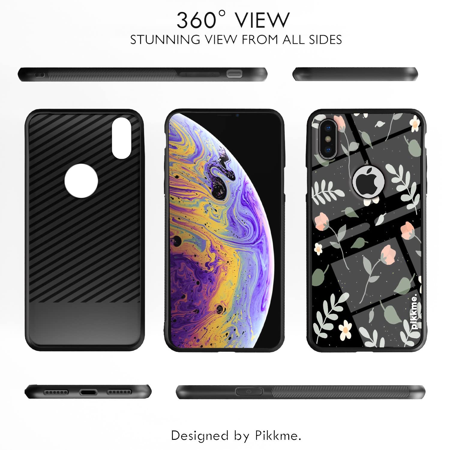 iPhone X/XS Flower mobile back cover by Pikkme – photo 2