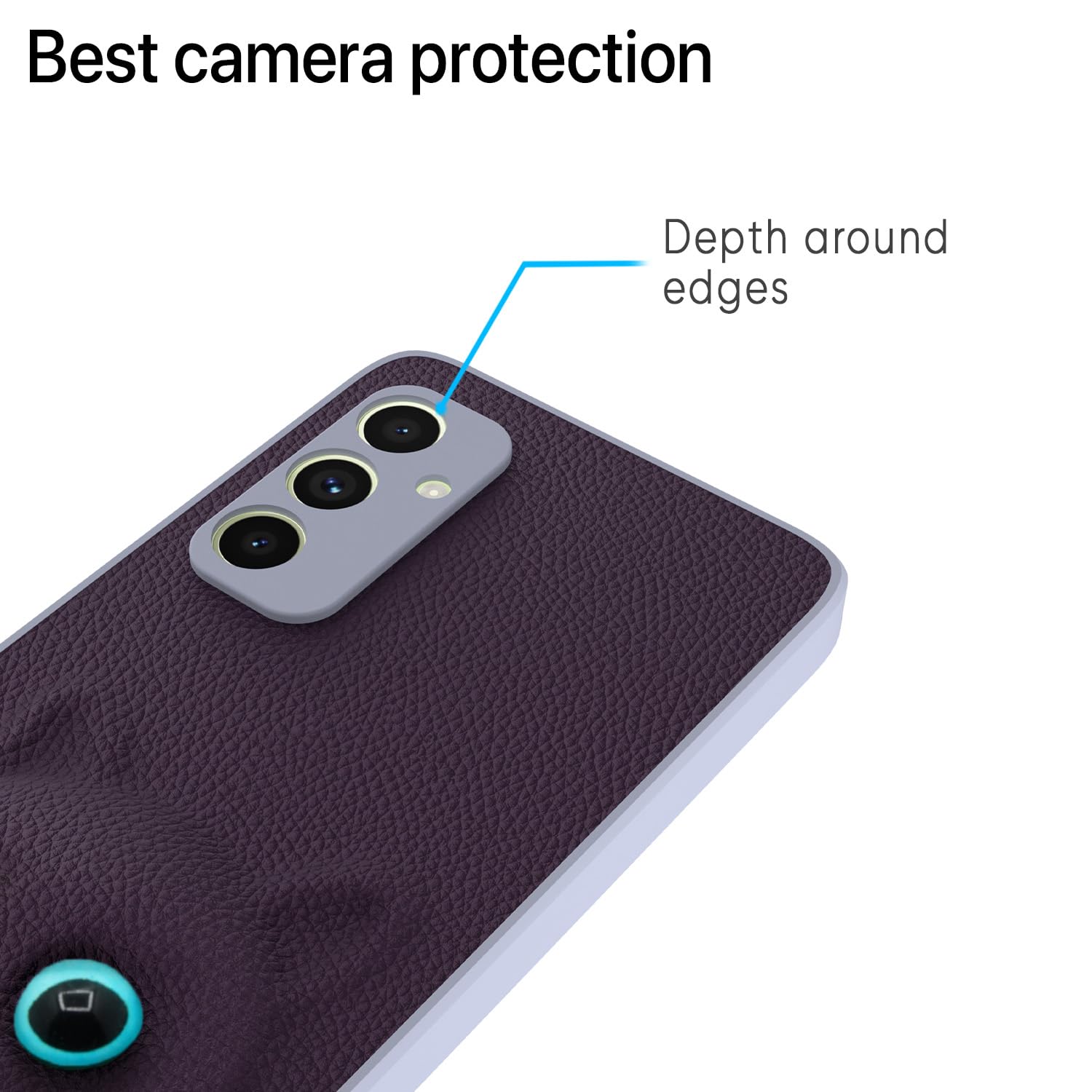 Pikkme Samsung Galaxy A54 5G Kitty Back Cover (Purple)