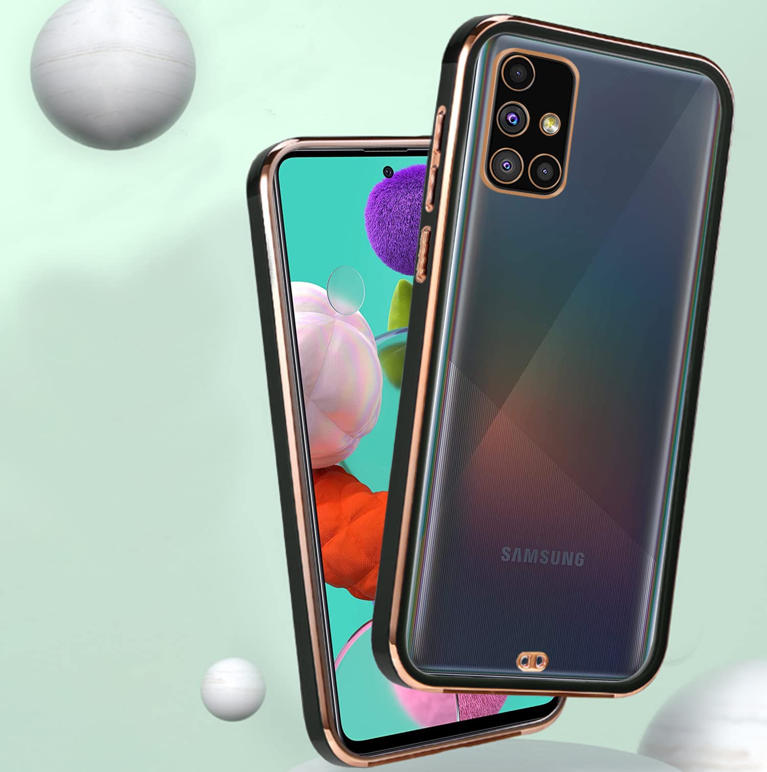Pikkme Samsung A51 Chrome black back cover – photo 4