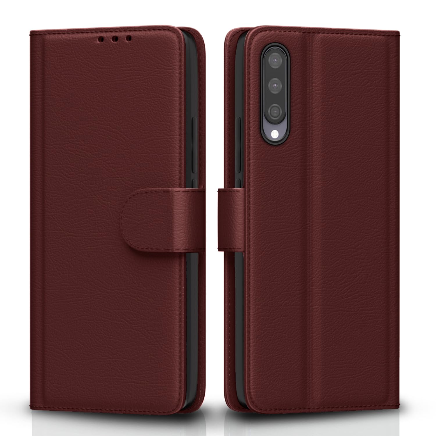 Pikkme brown Wallet flip cover for Mi A3
