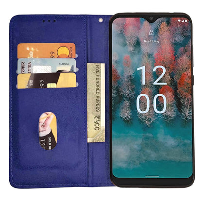 Pikkme Nokia C12/C12 Pro blue wallet flip cover – photo 3