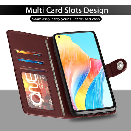 Brown flip cover for Oppo A78 4G – Pikkme – photo 5