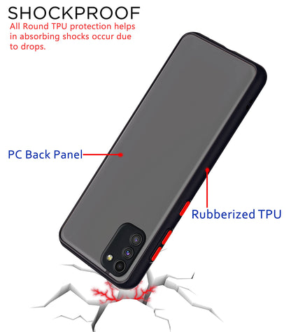 Samsung M02s mobile back cover in black by Pikkme – photo 4