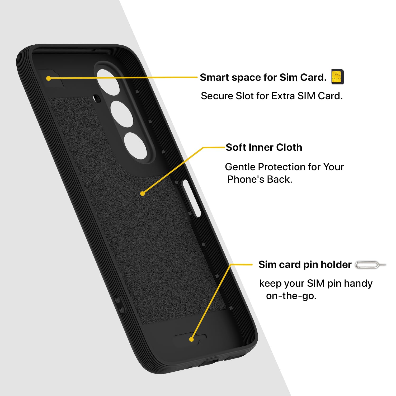 Pikkme Samsung M47/A27 5G Silicone black mobile back cover – photo 6
