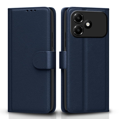 Oppo A6c Wallet mobile flip cover in blue by Pikkme