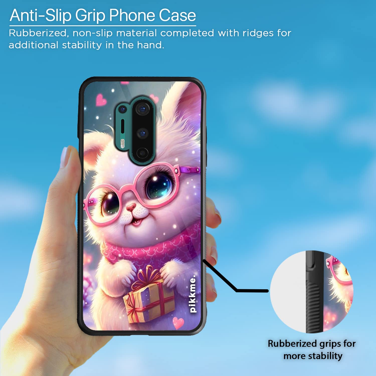 Pikkme OnePlus 8 Pro Hybrid mobile back cover – photo 5