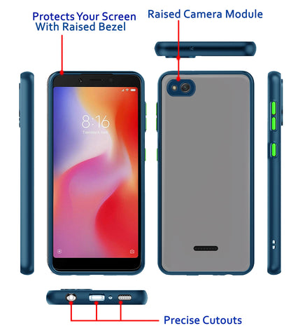 Pikkme Redmi 6A Hybrid blue mobile cover – photo 3