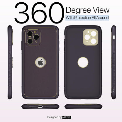 iPhone 11 Pro Max Chrome back cover in purple by Pikkme – photo 3
