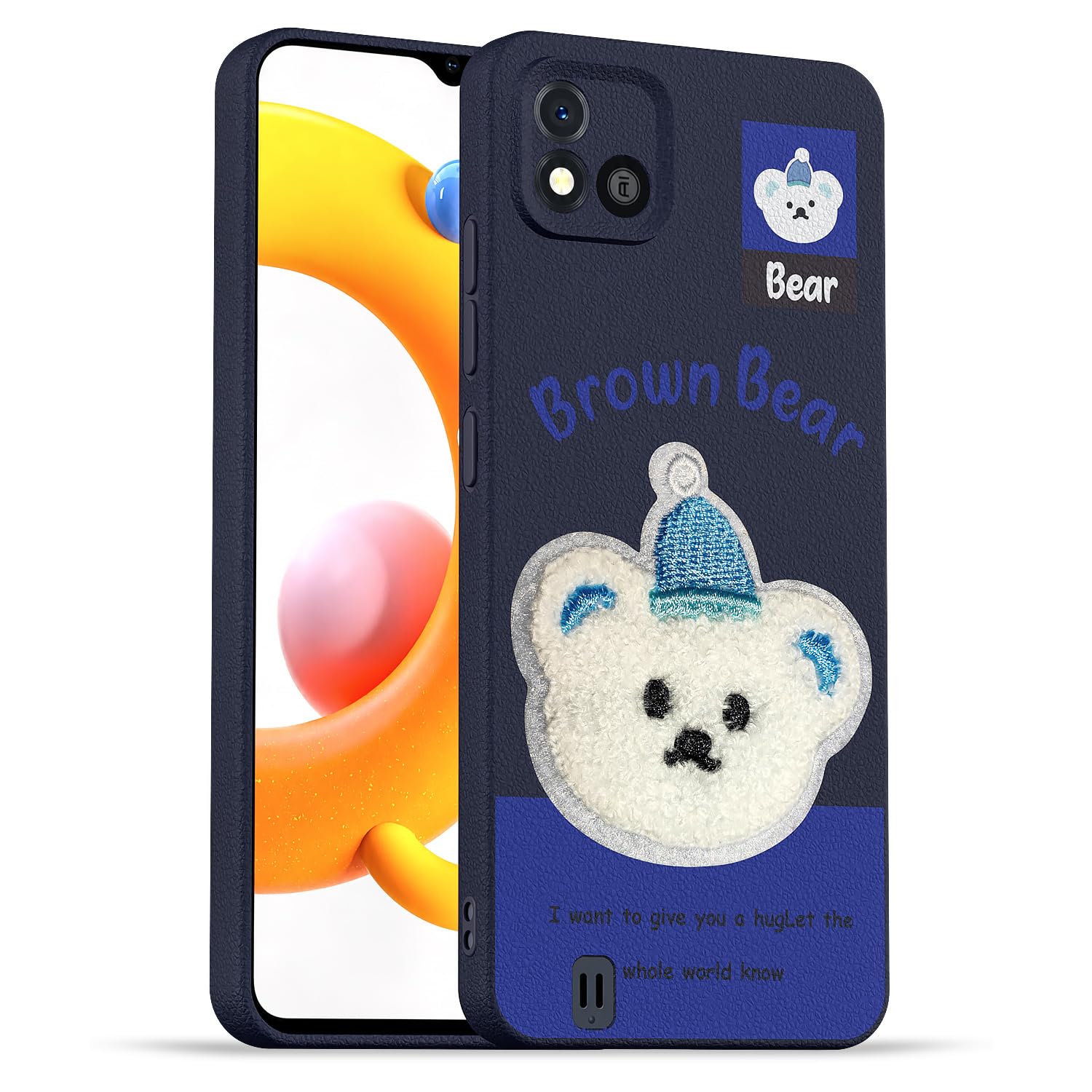 Pikkme blue back cover for Realme C20