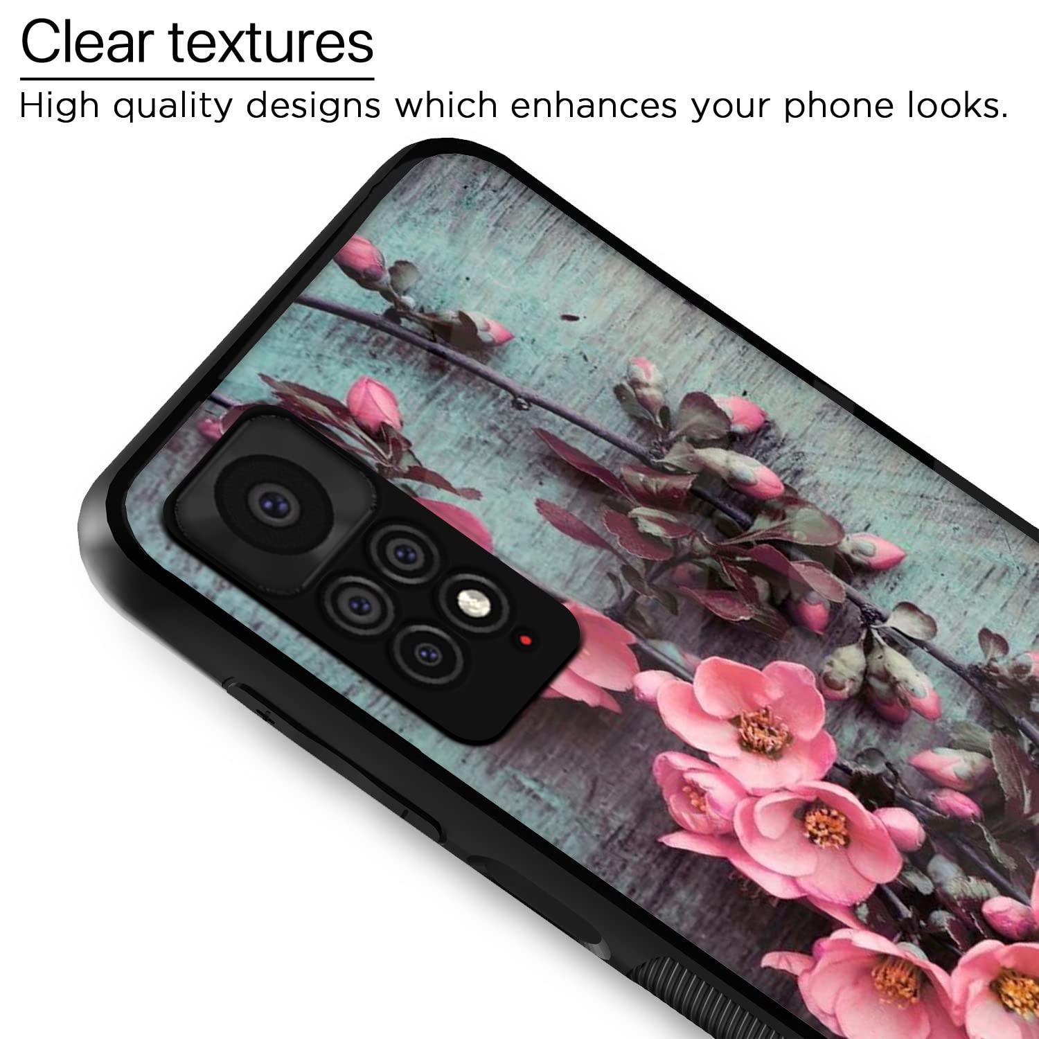 Redmi Note 11 Pro/Note 11 Pro Plus 5G Flower mobile cover by Pikkme – photo 4