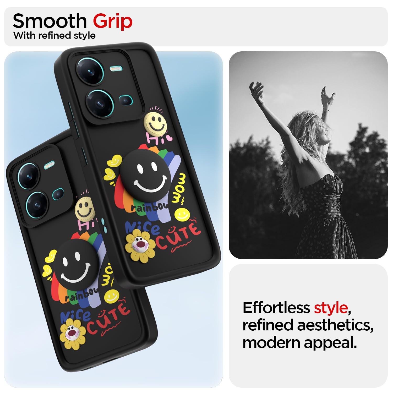 Pikkme Vivo V25 5G black phone cover – photo 2