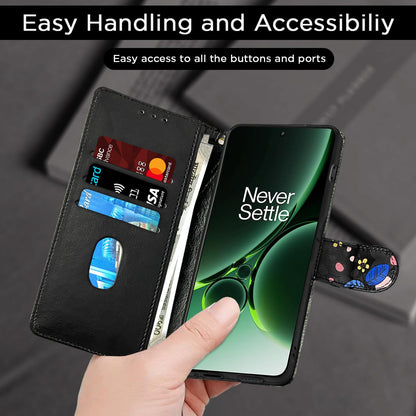 OnePlus Nord 3 5G Wallet mobile flip cover in black flower by Pikkme – photo 7