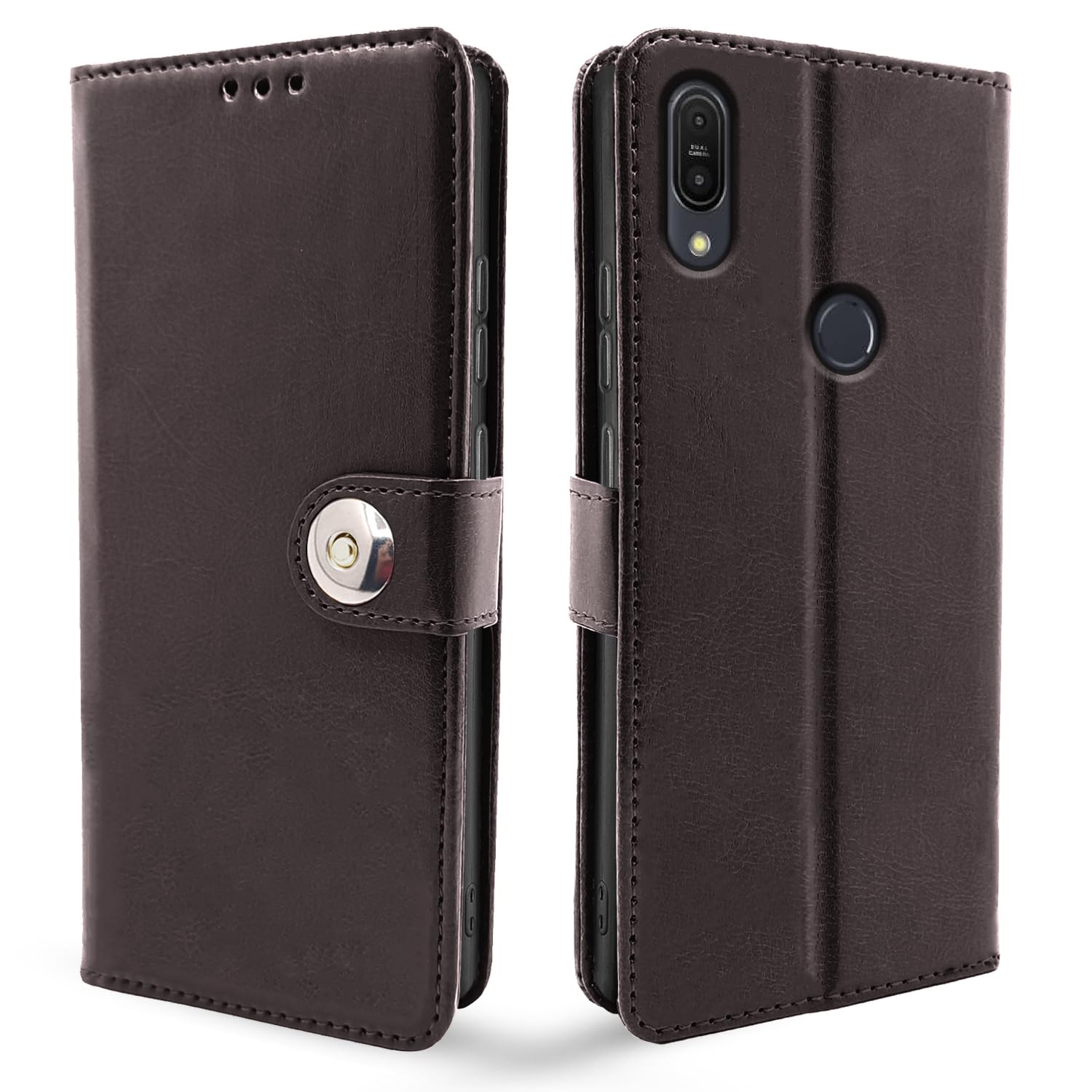 Pikkme Asus Wallet button coffee flip case
