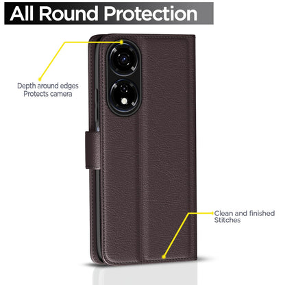 Pikkme Itel P55 5G Wallet coffee flip case – photo 4