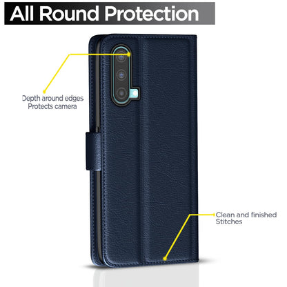 Pikkme blue mobile flip cover for OnePlus Nord CE 5G – photo 4