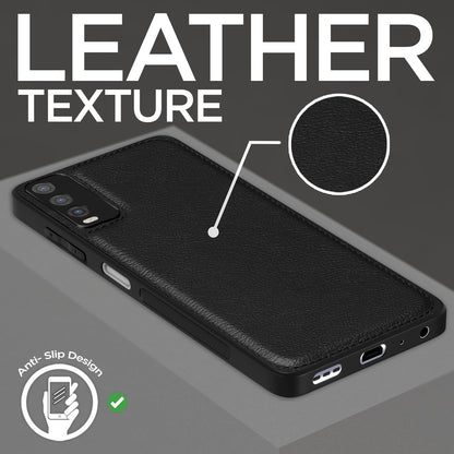 Pikkme black Leather mobile cover for Vivo Y12s/Y20/Y20i/Y20G – photo 7