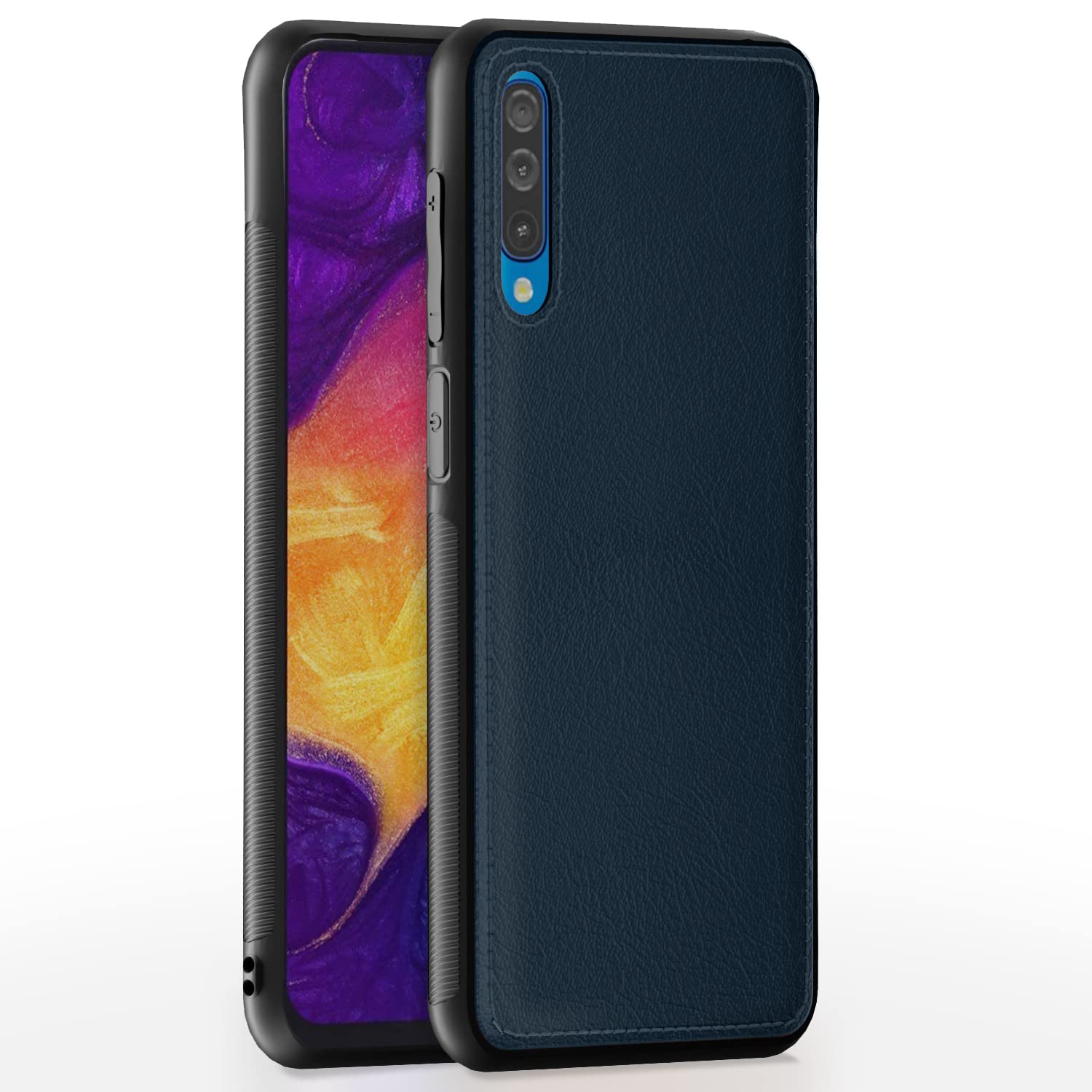 Samsung A50/A30s/A50s Leather phone cover in blue by Pikkme