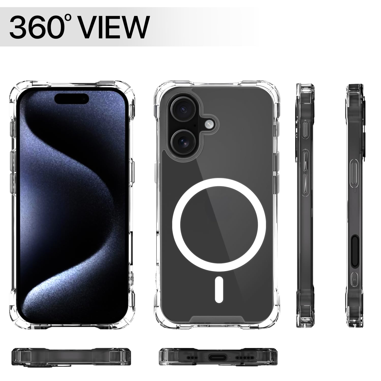 Pikkme transparent mag-safe back cover for iPhone 16 – photo 7