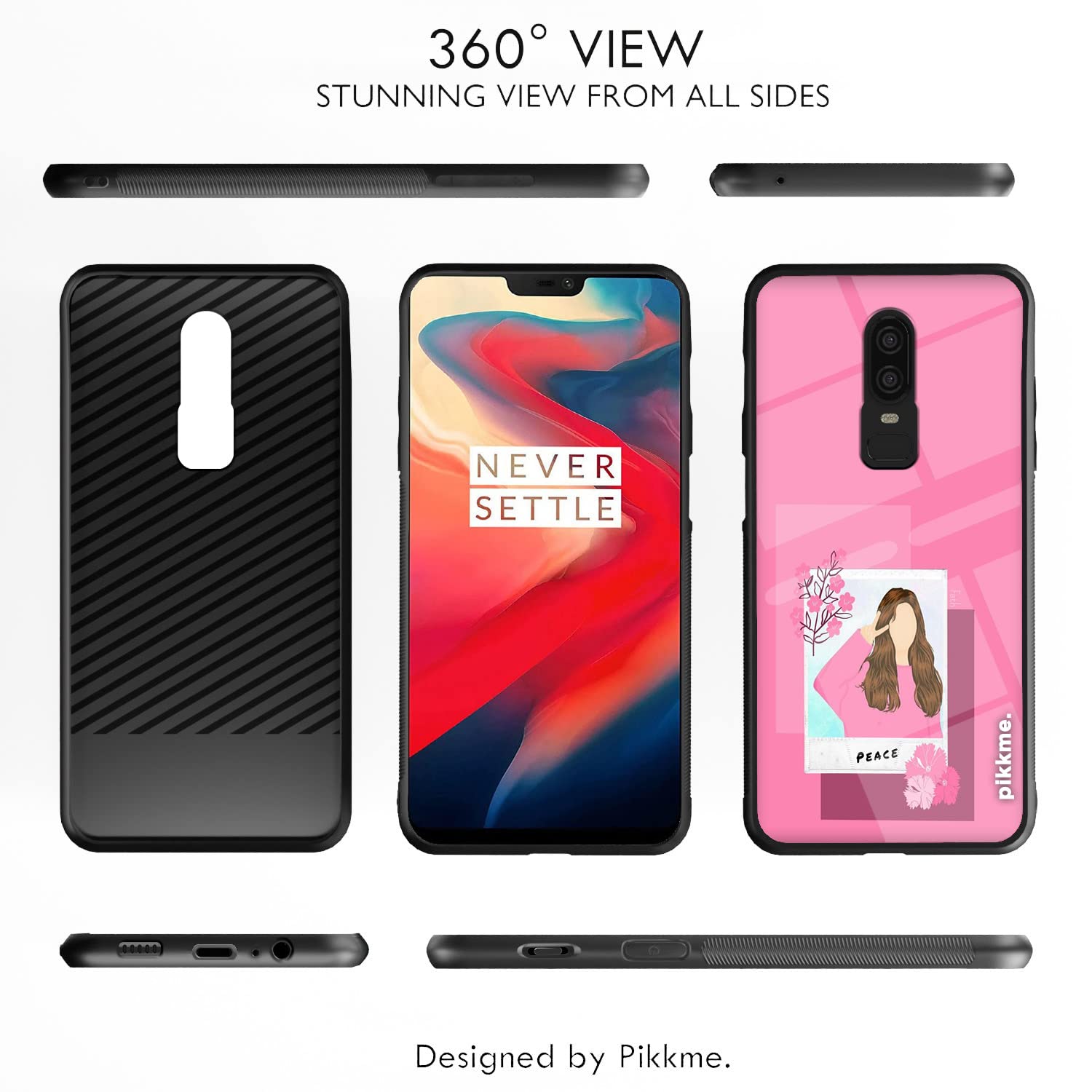 Hybrid Mobile back cover for OnePlus 6 – Pikkme – photo 2