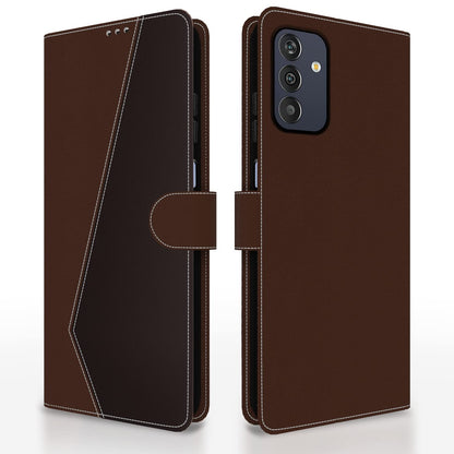 Pikkme brown & coffee Magnetic flip cover for Samsung M13 4G