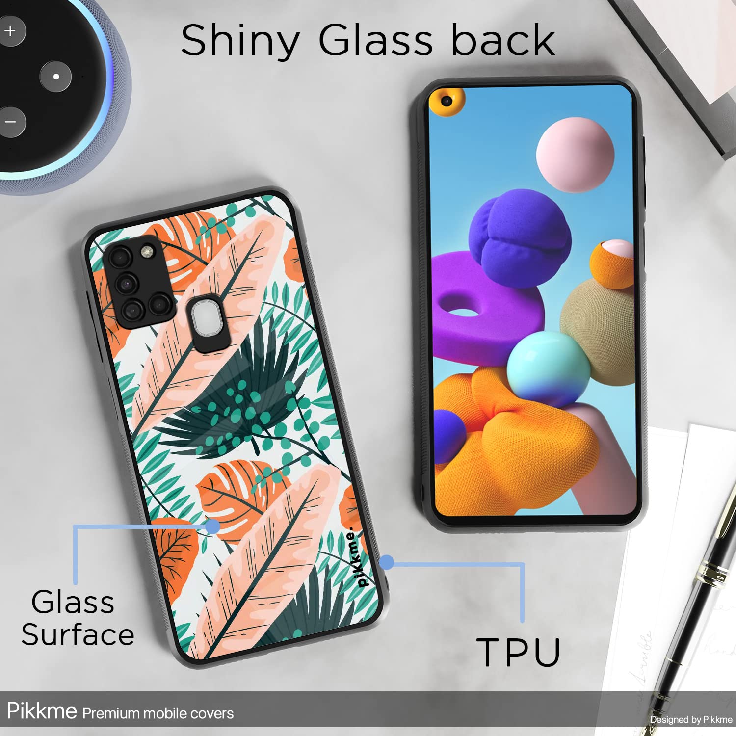 Pikkme Samsung A21s Flower phone cover – photo 3