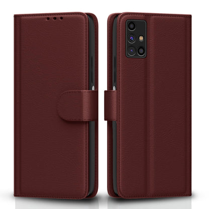 Pikkme brown Wallet flip cover for Samsung M31s