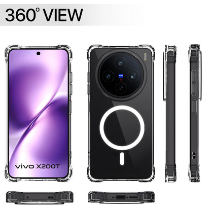 Vivo X200T 5G phone cover in transparent mag-safe by Pikkme – photo 7