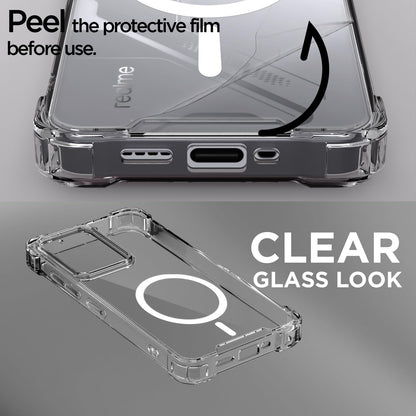 Pikkme Realme P3 5G MagSafe transparent mag-safe back cover – photo 3