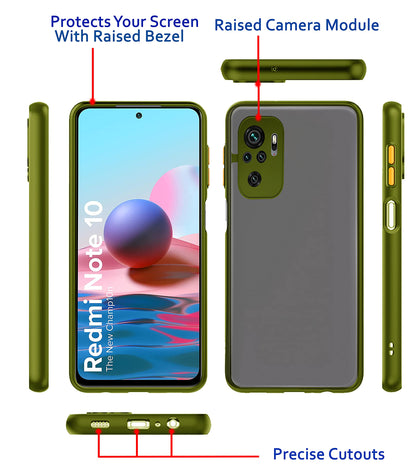 Pikkme Redmi Note 10/Note 10s Matte green back cover – photo 3