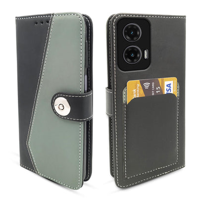 Moto G35 5G Magnetic flip cover in grey by Pikkme