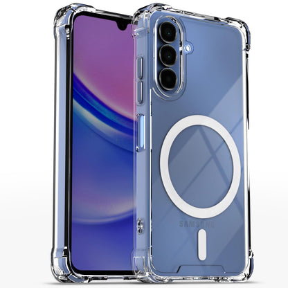 Pikkme Samsung A15 4G/A15 5G transparent mag-safe back cover