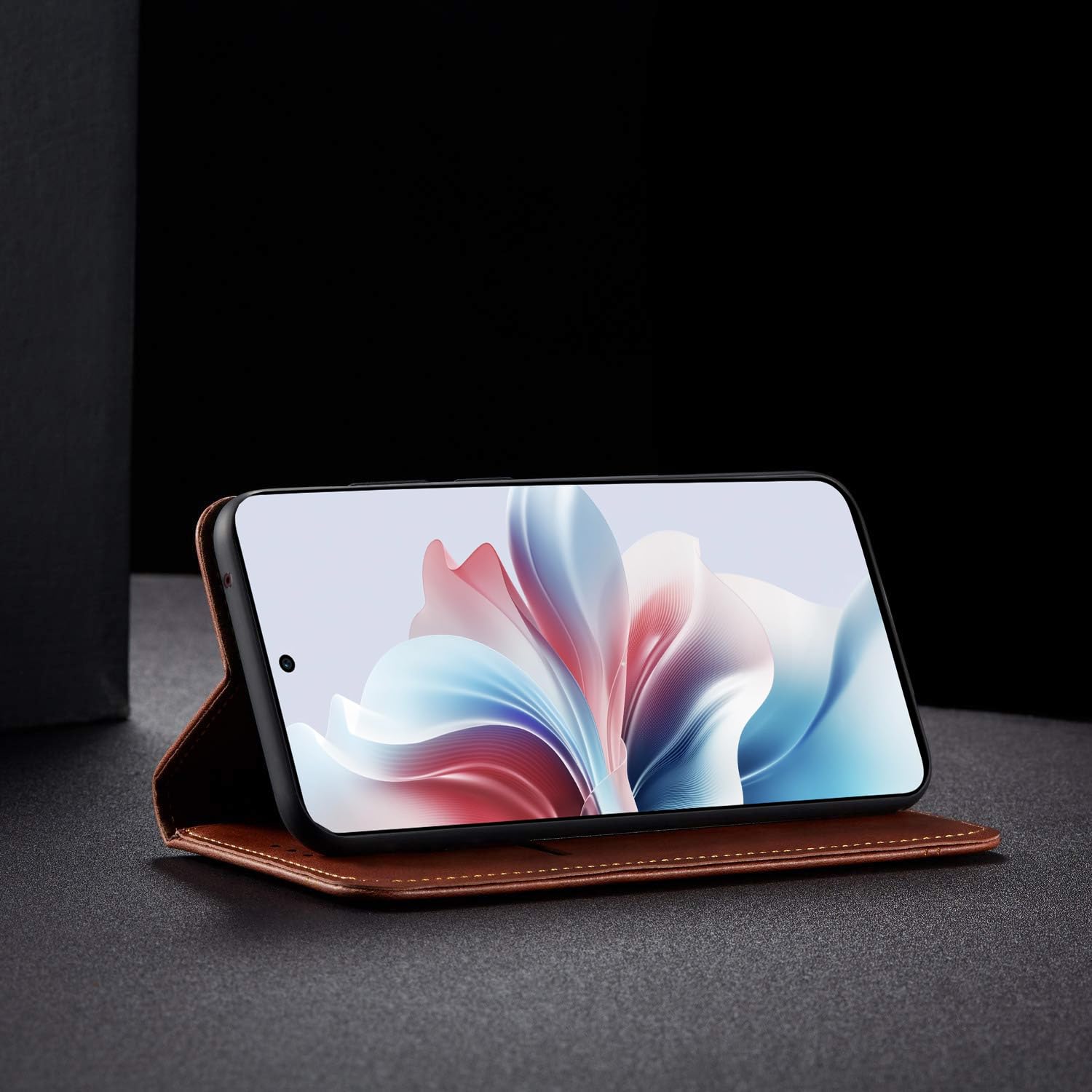 Pikkme brown flip cover for OPPO F25 Pro 5G – photo 5