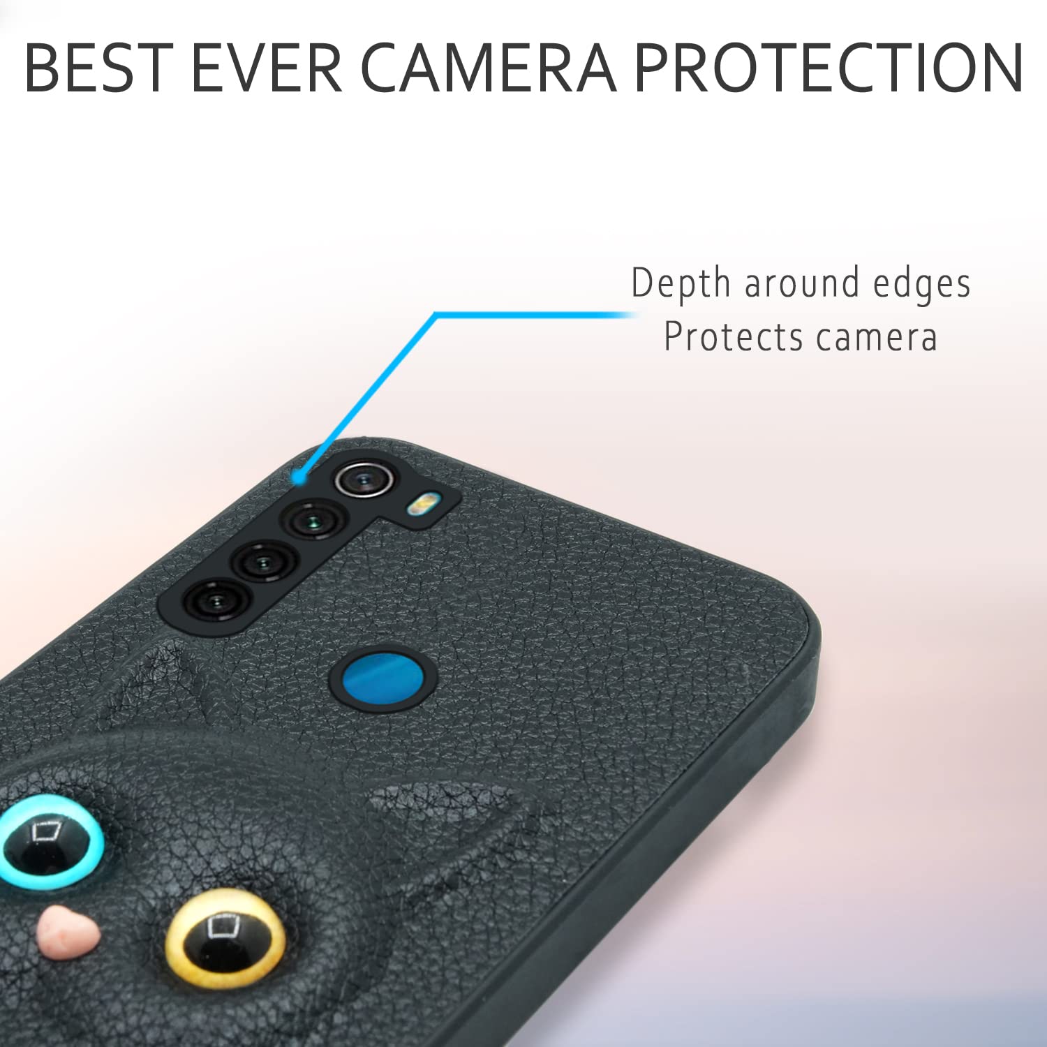 Black phone cover for Redmi Note 8 – Pikkme – photo 5