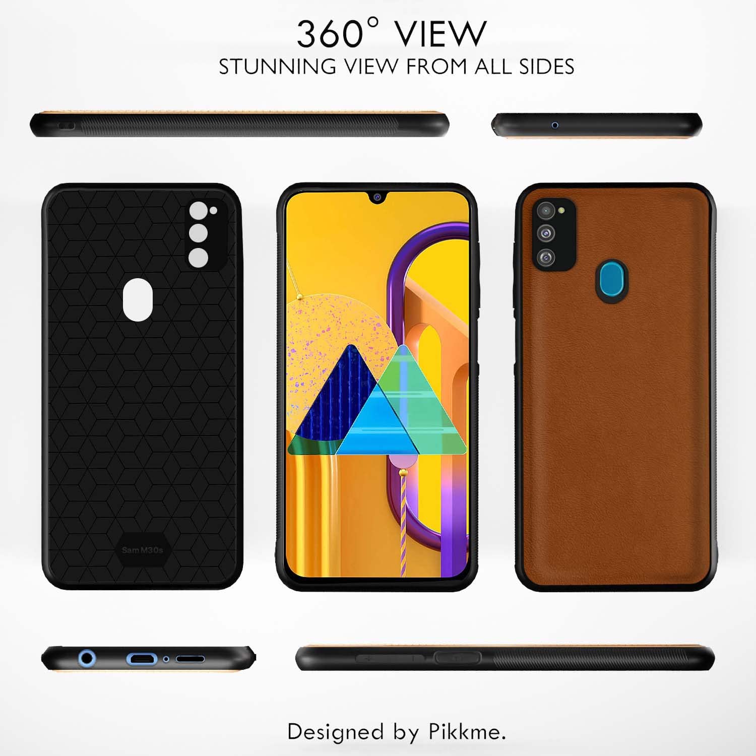 Pikkme Samsung M21/M21 2021/M30s camel mobile back cover – photo 3
