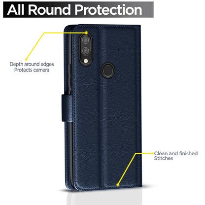Redmi 7/Y3 mobile flip cover in blue by Pikkme – photo 4