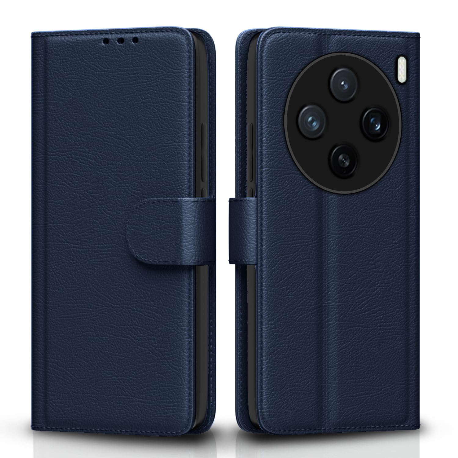 Pikkme blue Wallet mobile flip cover for Vivo X200 5G