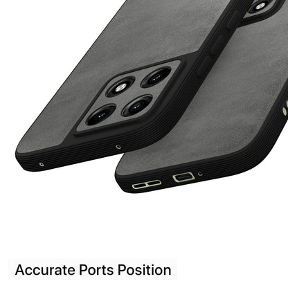 Moto Edge 70 Pro 5G Leather mobile back cover in grey by Pikkme – photo 4