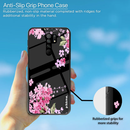 Pikkme Redmi 9 Prime Flower mobile back cover – photo 5