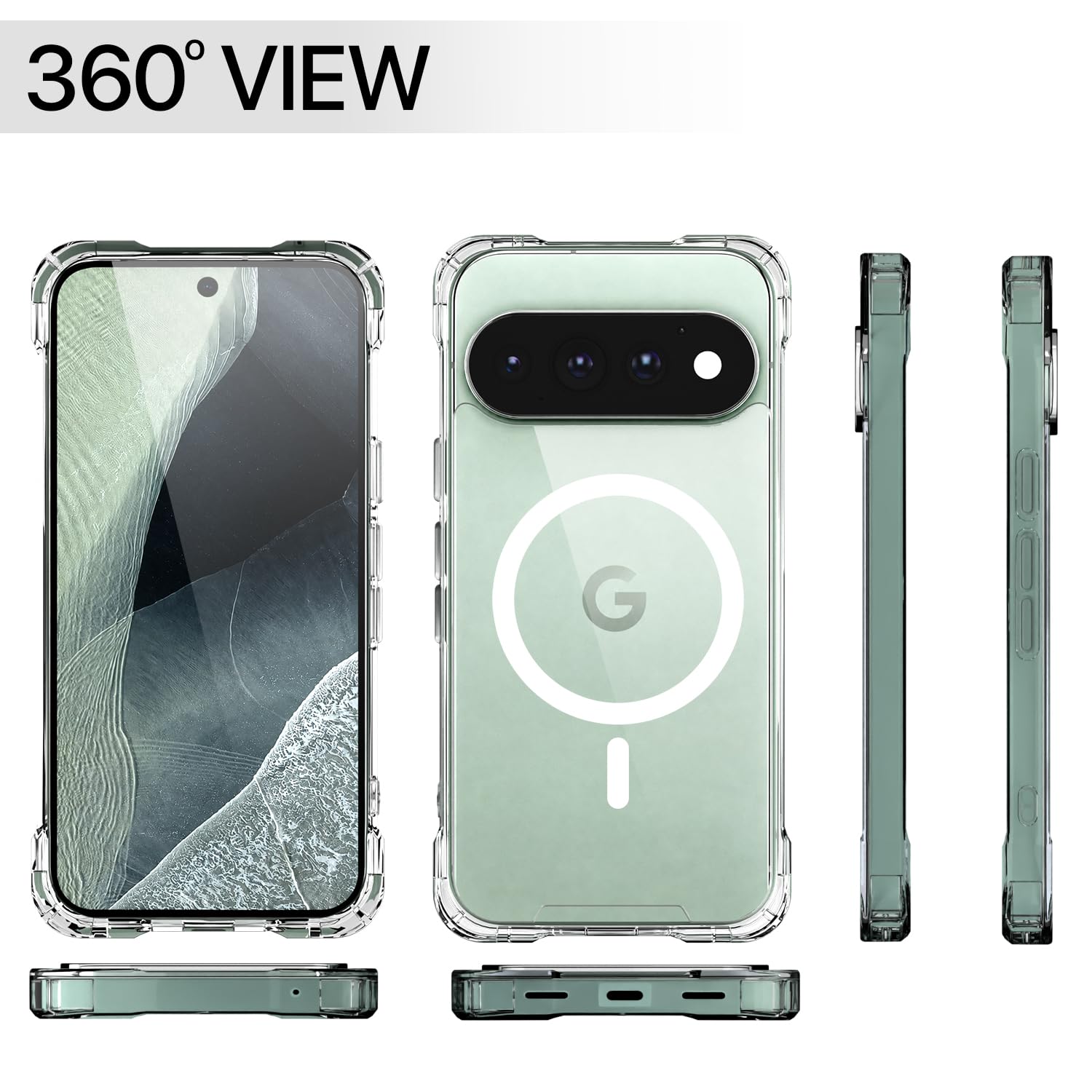 Transparent mag-safe MagSafe back cover for Google Pixel 11 Pro XL – Pikkme – photo 7
