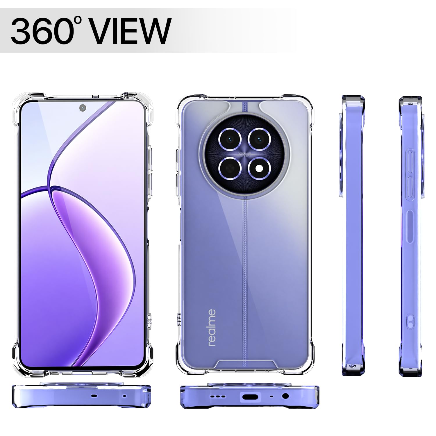 Realme Narzo 70x 5G/N65/13/12/12X 5G/C65 phone cover in transparent by Pikkme – photo 7