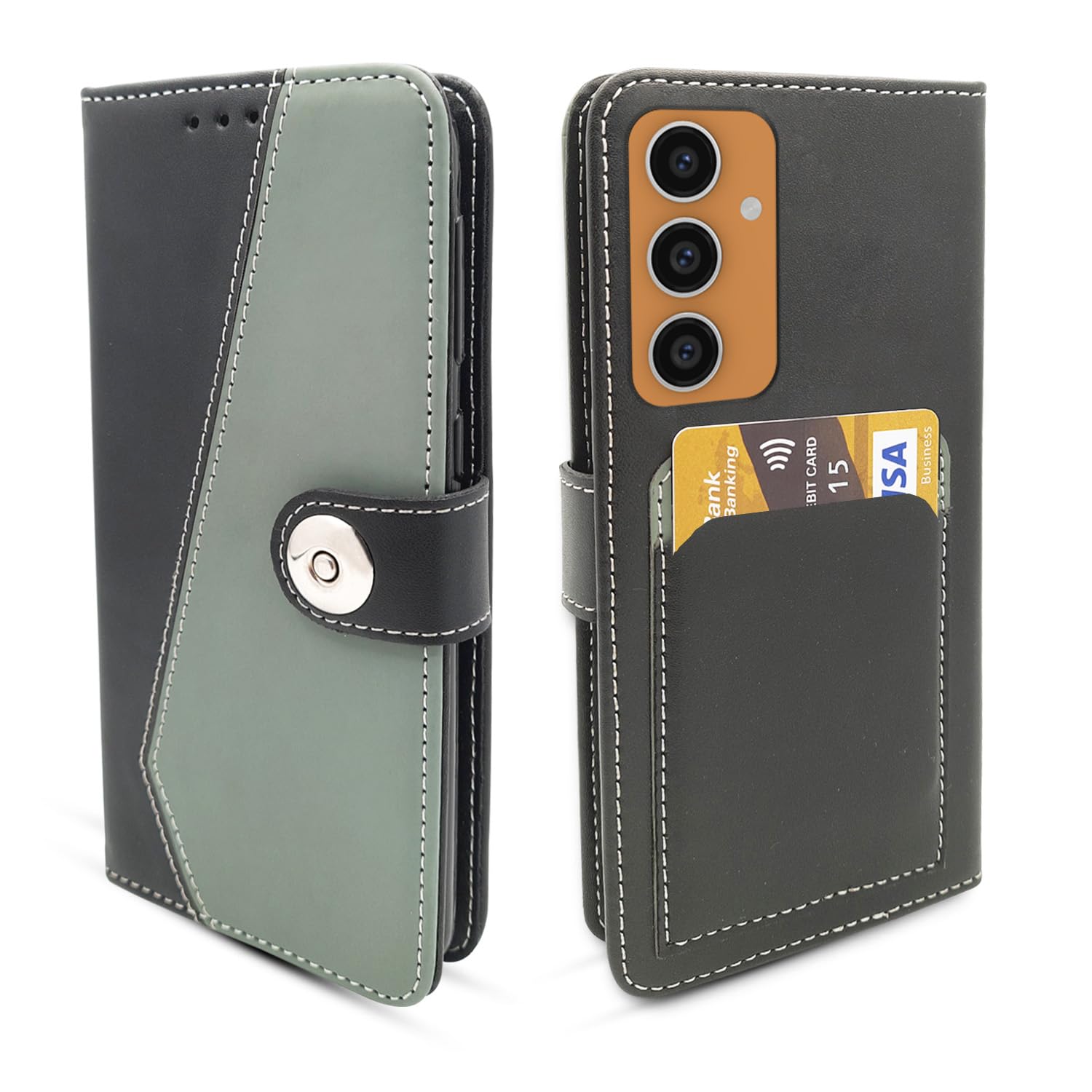 Pikkme grey Magnetic flip case for Samsung S23 FE 5G